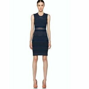Rag & Bone‎ Navy Mesh Dress Sz XS